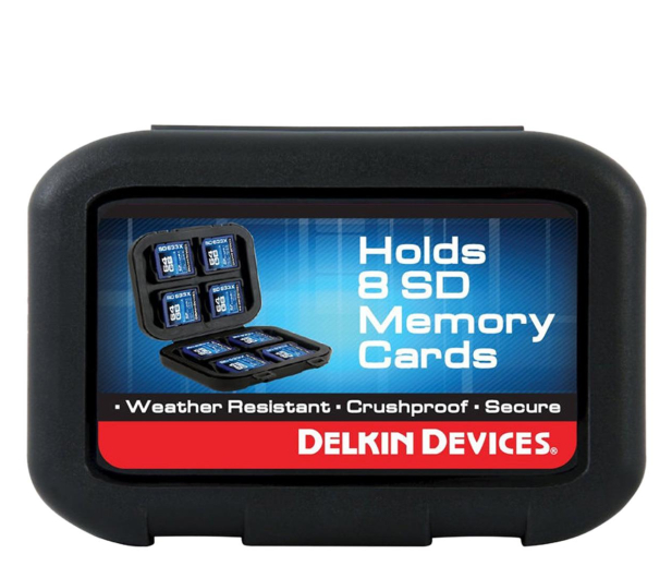 Delkin Devices Weather Resistant Case for 8 SD cards - 1258061 - zdjęcie
